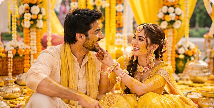 Indian Haldi Ceremony